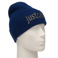 Шапка мужская Just Cavalli 75QAZK01 синяя