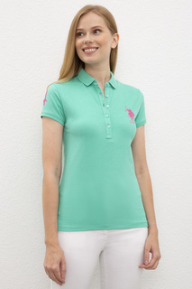 Футболка женская U.S. POLO Assn. G082SZ0110SD01IY09-011 бирюзовая M