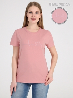 Футболка женская Апрель 1ЖДФК4251001 розовая 88/164