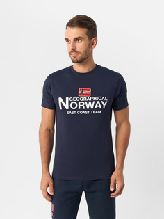 Футболка мужская Geographical Norway SW1296H-GNO синяя L