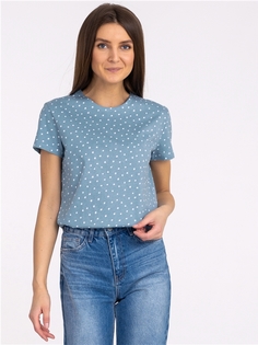 Футболка женская Апрель 1ЖДФК3173001н голубая 92/164