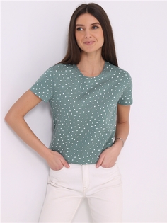 Футболка женская Апрель 279жен001нР зеленая 92/164