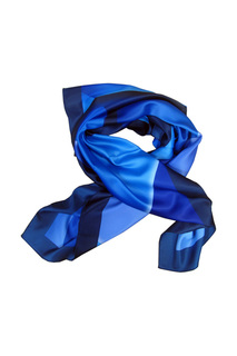 Платок женский F.FRANTELLI P29090085-GO синий, 90x90 см