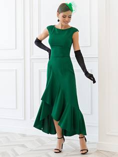 Платье женское MARICHUELL MPl00095L(nevada) зеленое 46 RU