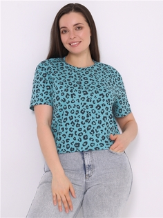 Футболка женская Апрель 280жен001нР бирюзовая 116/164