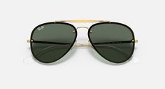 Солнцезащитные очки унисекс Ray-Ban RB3584N золотистые/черные
