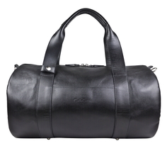 Дорожная сумка мужская Carlo Gattini Faenza черная, 27х50х27 см