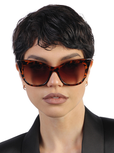 Солнцезащитные очки женские Pretty Mania ANG526, коричневые