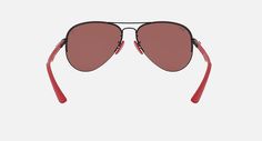 Солнцезащитные очки унисекс Ray-Ban RB3460M черные/красные