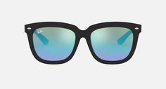 Солнцезащитные очки унисекс Ray-Ban RB4262D черные/голубые