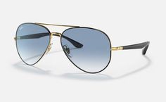 Солнцезащитные очки унисекс Ray-Ban RB3675 голубые