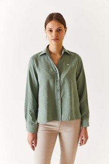 Рубашка женская US Polo Assn G082SZ0040RC-ELYOS бирюзовая 36