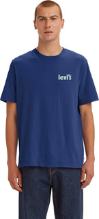 Футболка мужская Levis Men Relaxed Fit Graphic Tee синяя M Levis®