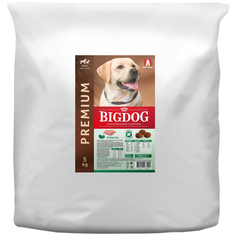 Сухой корм для собак BIG DOG, для взрослых, средних и крупных пород, птица MIX, 5 кг Зоогурман
