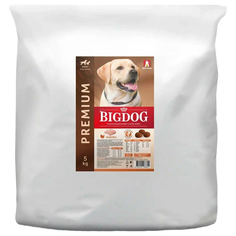 Сухой корм для собак BIG DOG, для взрослых, средних и крупных пород, индейка, 5 кг Зоогурман
