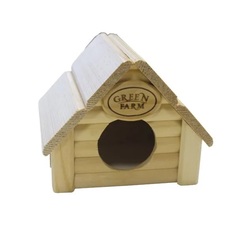Домик для мелких грызунов Green Farm Изба, 11х15х12 см