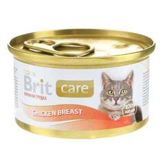 Влажный корм для кошек Brit Care, куриная грудка, 80 г Brit*