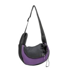 Слинг-переноска для животных Пижон фиолетовая 42х25 см
