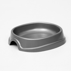 Миска №1 Нулевка 0,2 л, 13,5 х 12,5 х 3 см, серебро Atlantis Plast