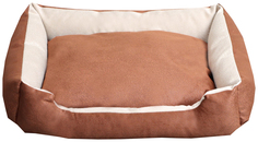 Лежанка-диван с двусторонней подушкой, 53 х 42 х 11 см, микс цветов Пижон