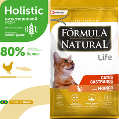 Сухой корм для кошек Formula Natural Life Super Premium, для стерилизованных, курица, 1 кг