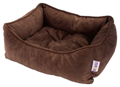 Лежак для животных Foxie, Prestige Classic, коричневый, 60x50 см
