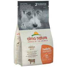 Сухой корм для собак ALMO NATURE Holistic-XS-S-Maintenance, говядина, 0,4кг