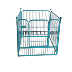 Вольер для домашних животных Bentfores, 4 секции, голубой, металл, 50 х 60 см