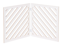 Барьер-перегородка для собак Новое Поколение, белый, ЛМДФ, 58 х 100 см