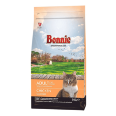 Сухой корм для кошек Bonnie Adult с курицей, 500 г