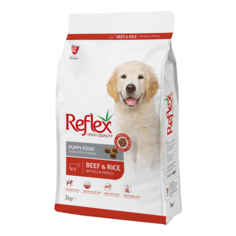 Сухой корм для щенков Reflex Puppy Food с говядиной и рисом, 3 кг