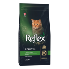 Сухой корм для кошек Reflex Plus Adult Chicken с курицей, 1,5 кг