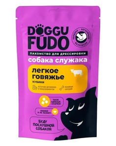 Лакомство для собак Doggufudo Собака Служака кубики легкого, 5шт по 25 г
