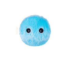 Игрушка для кошек Kotobol Мяч, голубой, искусственный мех, 5х5 см