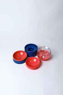 Миска для кошек SilvaBest, синяя, 250 мл