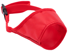 Намордник текстильный, размер 1, длина по носу 4 см, обхват морды 17 см, микс цветов Пижон