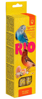 Палочки для всех видов птиц Rio с яйцом и ракушечником