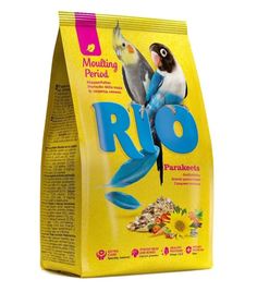 Сухой корм для средних попугаев RIO, в период линьки, 1 кг