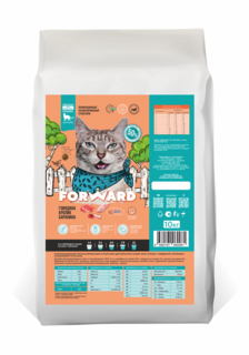 Сухой корм для кошек FORWARD гипоаллергенный, говядина, кролик и баранина, 10 кг