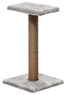 Когтеточка Пушок Зонтик, джут, 30х30х54 см, бежевый