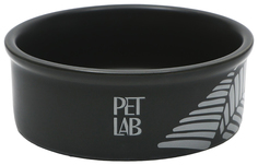 Миска Pet Lab керамическая, серая, 200 мл