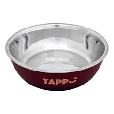 Миска для собак и кошек Tappi Джахара пластиковая 875 мл бордовая