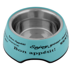 Миска для животных Tappi Глизе зеленая средняя, 0,85л