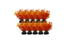 Декор для аквариума Mobicent Людвигия оранжевая, пластик, 10 шт, 10,5 см
