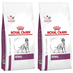 Сухой корм для собак Royal Canin Renal RF14 при почечной недостаточности, 2 шт по 2 кг