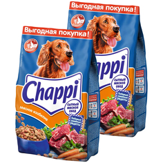 Сухой корм для собак Chappi Мясное изобилие, 2,5 кг, 2 шт