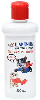 Шампунь для собаки кошек МОЙ ВЫБОР, гипоаллергенный, для чувствительной кожи, 200 мл