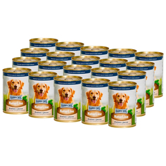 Консервы для собак Happy Dog NaturLine, с ягненком и рисом, 20шт по 400г