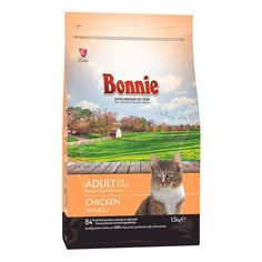 Сухой корм для кошек Lider Bonnie Adult, курица, 1,5 кг Лидер