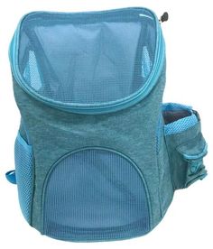 Рюкзак-переноска для животных голубой 33 х 30 х 24 см полиэстер No Brand